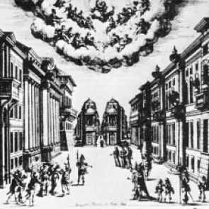 Giacomo Torelli's set design for ‘La finta pazza’ 1645 Paris